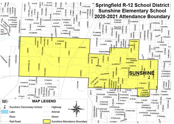 Sunshine Attendance Boundary 2020-2021